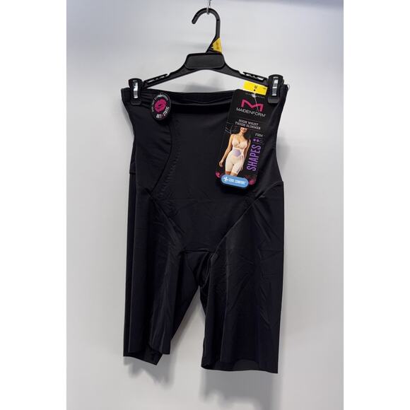 Maidenform High Waist Thigh Slimmer Black Shapes Firm Women’s Size Medium - Picture 1 of 6